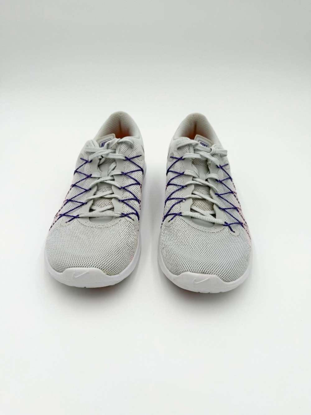 Nike Flex Fury 2 Running Shoes Women's Size 8.5 Platinum Purple Pink Sneakers